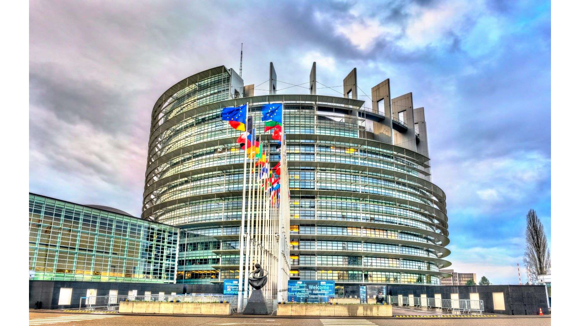 The EU Parliament building