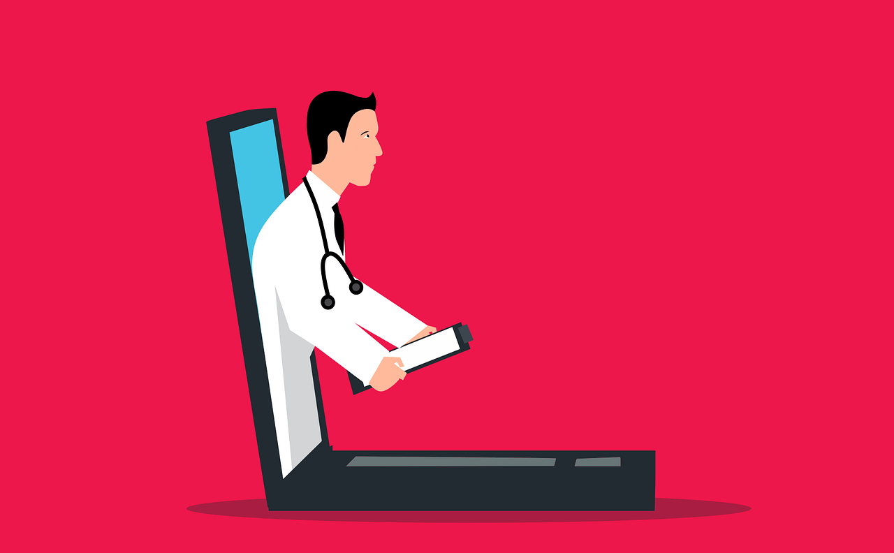 Digital communications with the human touch: Doctor emerges from lap top computer screen